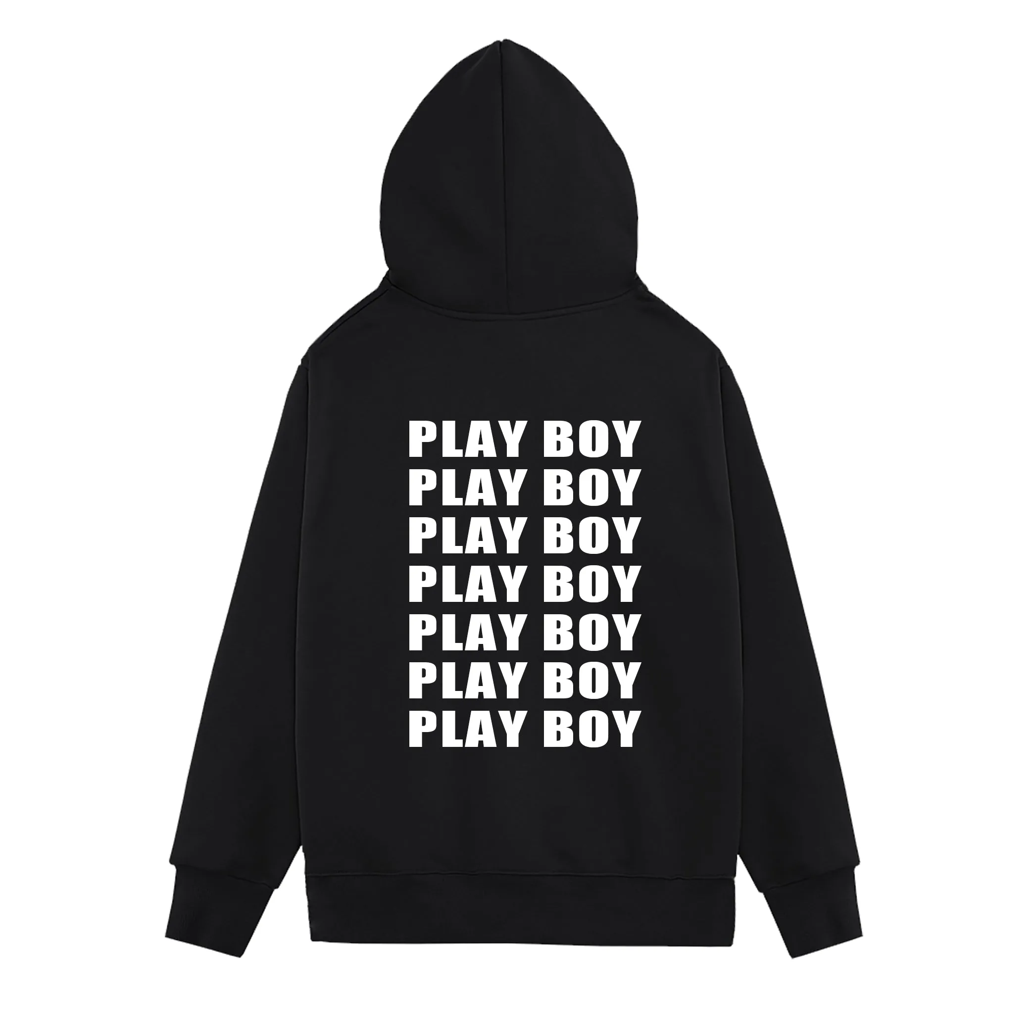 4FunGift® Play Boy Sexy Photos Customized Personalized Hoodies Front and Back Prints