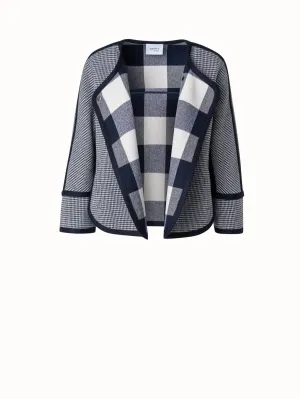 Akris Punto - Cream/ Navy Jacket