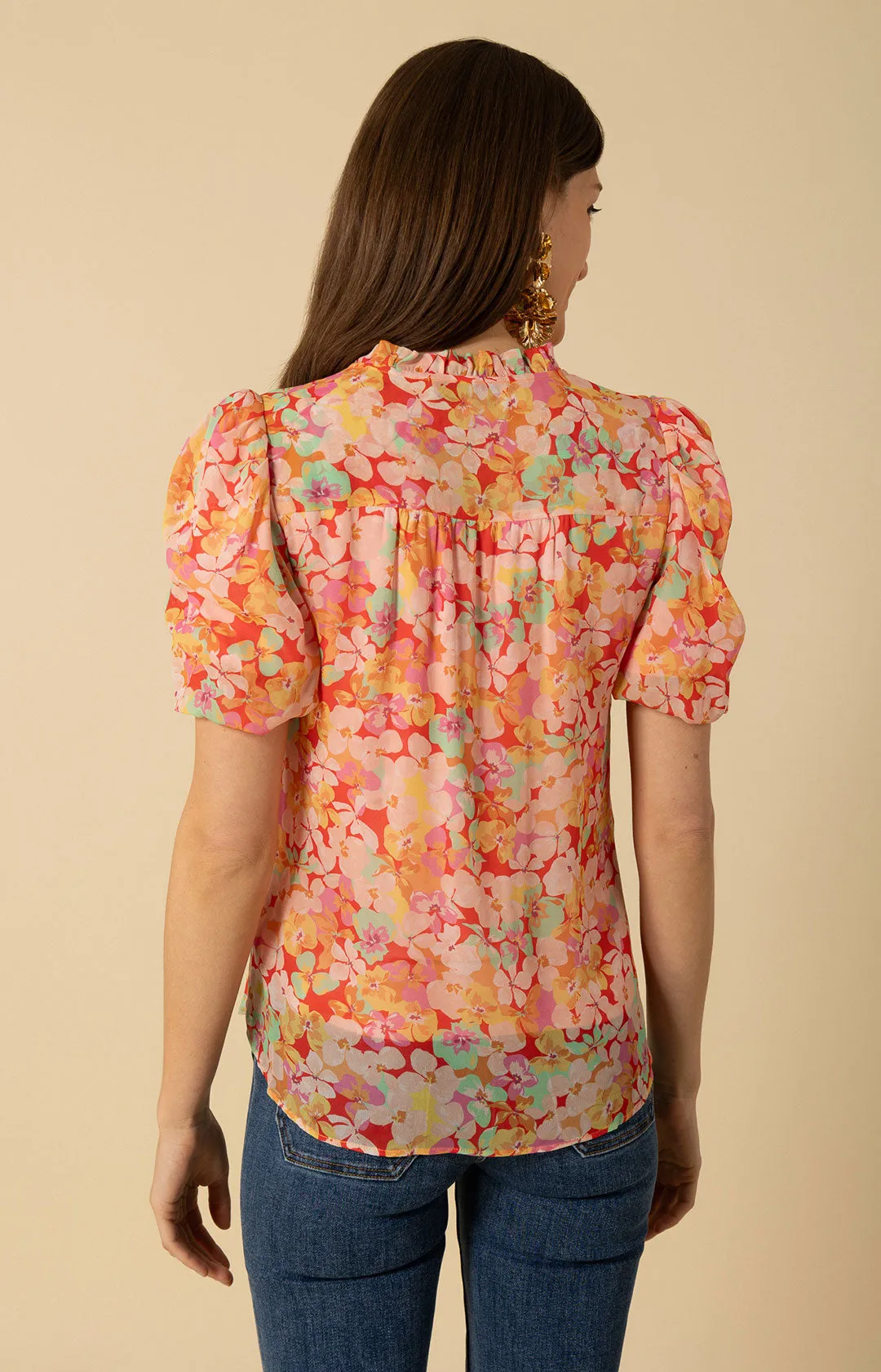 Ana Georgette Top