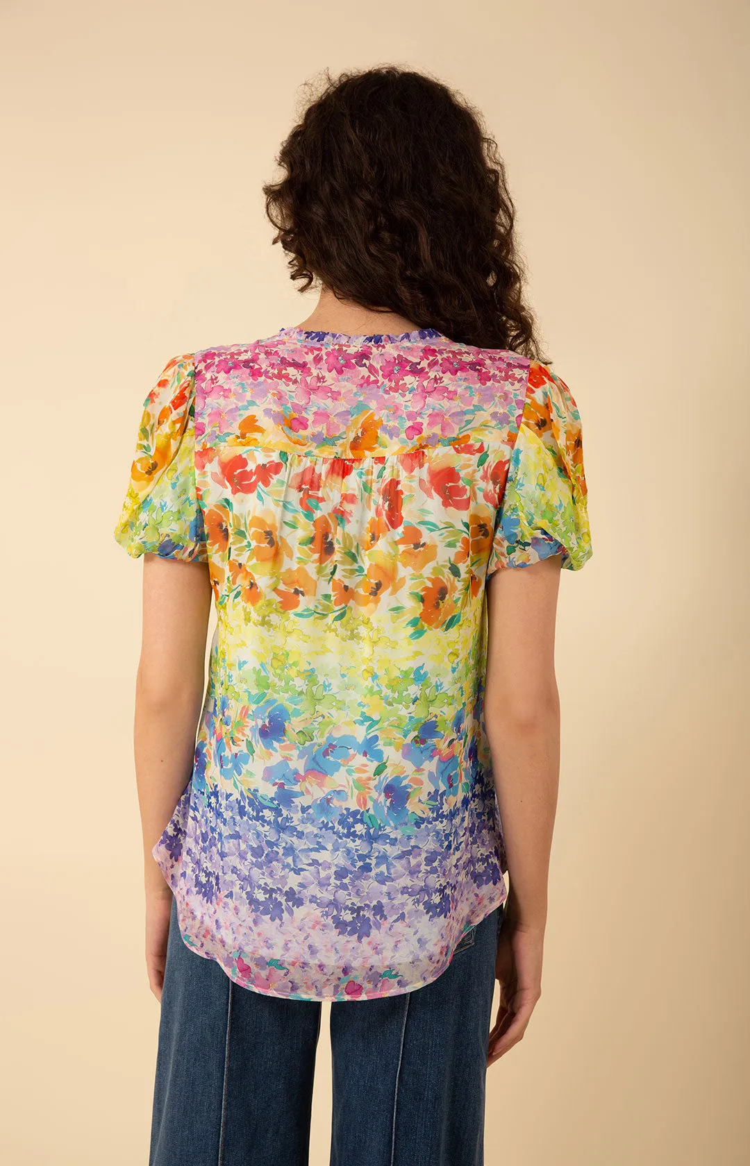 Ana Georgette Top