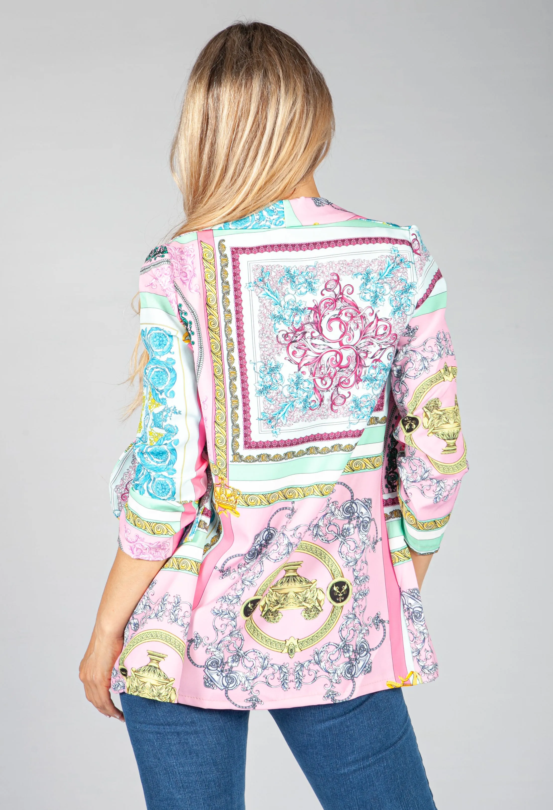 Baroque Print Blazer