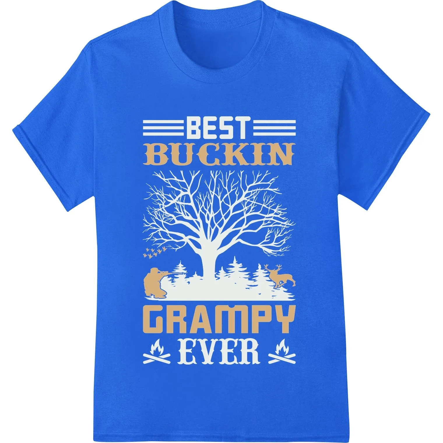 Best Buckin Grampy - Heartwarming Hunting Design for Grandpa