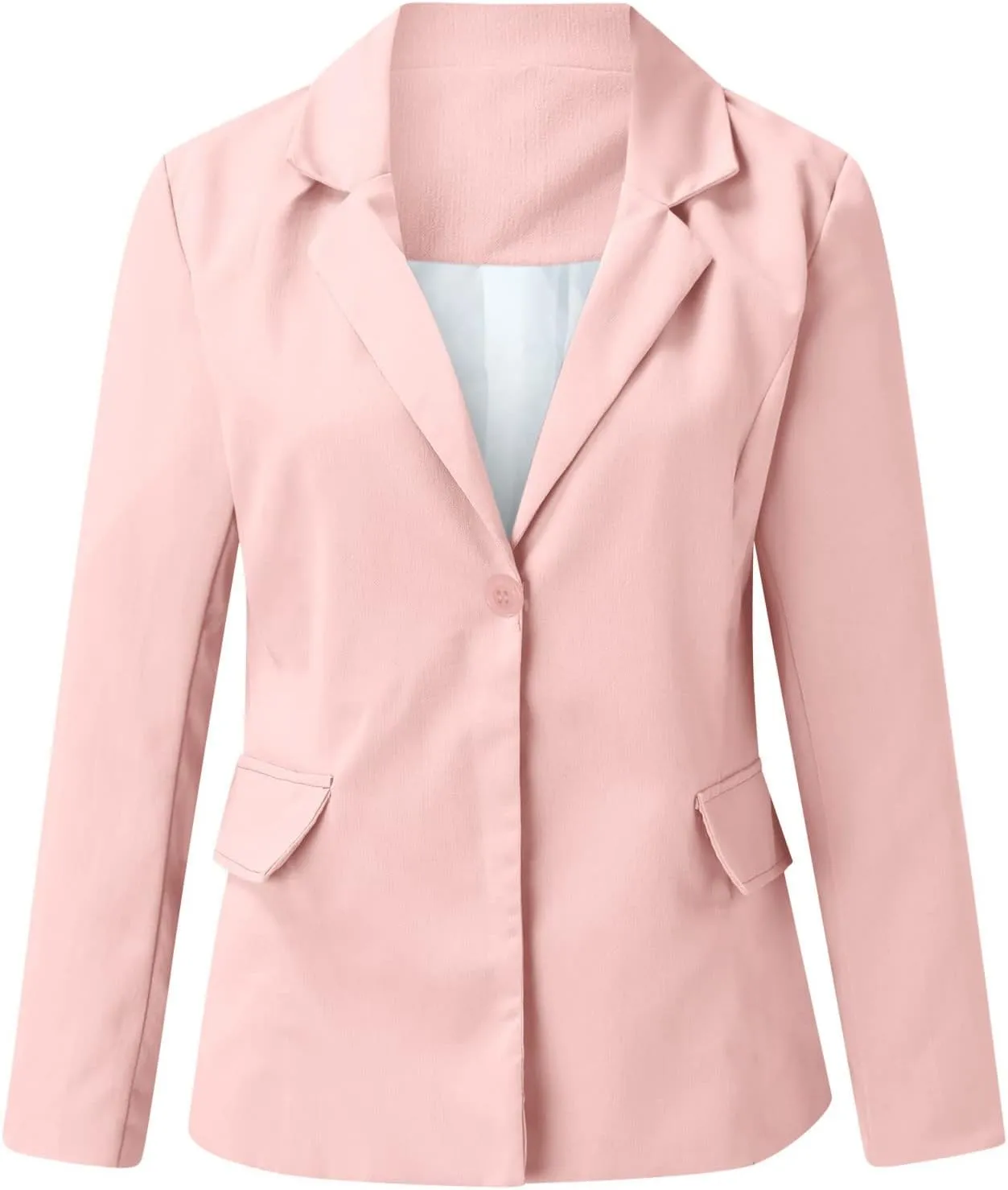 Blazer Jackets Women Open Front Suit Coats Long Sleeve Casual Work Office Blazers 2024 Trendy Business Dress Cardigan