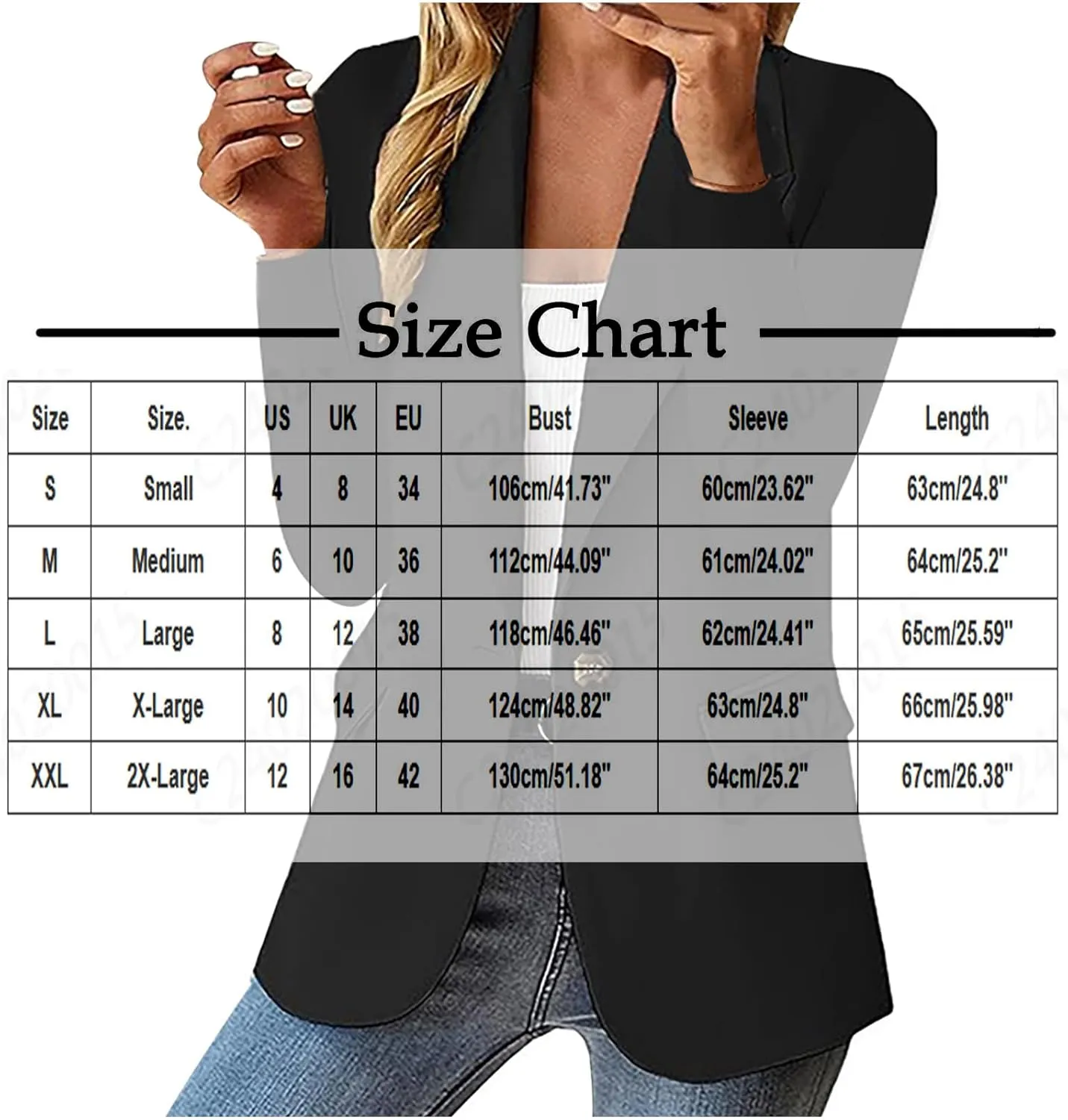 Blazers for Women Business Casual Button Work Office Jackets Blazer Open Front Long Sleeve Lapel Jacket Outfit