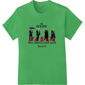 Bold Political Parody Silhouettes | DTF Print Heat Transfer