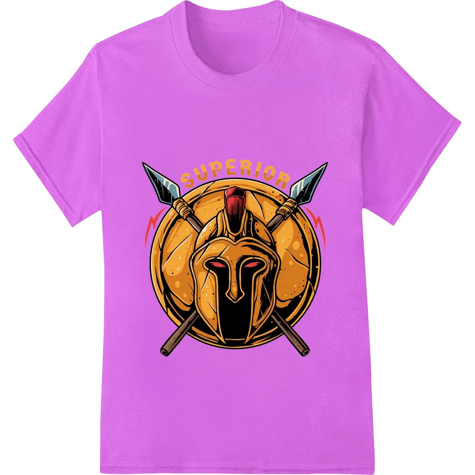 Bold Spartan Helmet DTF Heat Transfer | Superior Warrior Style