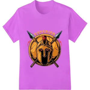 Bold Spartan Helmet DTF Heat Transfer | Superior Warrior Style