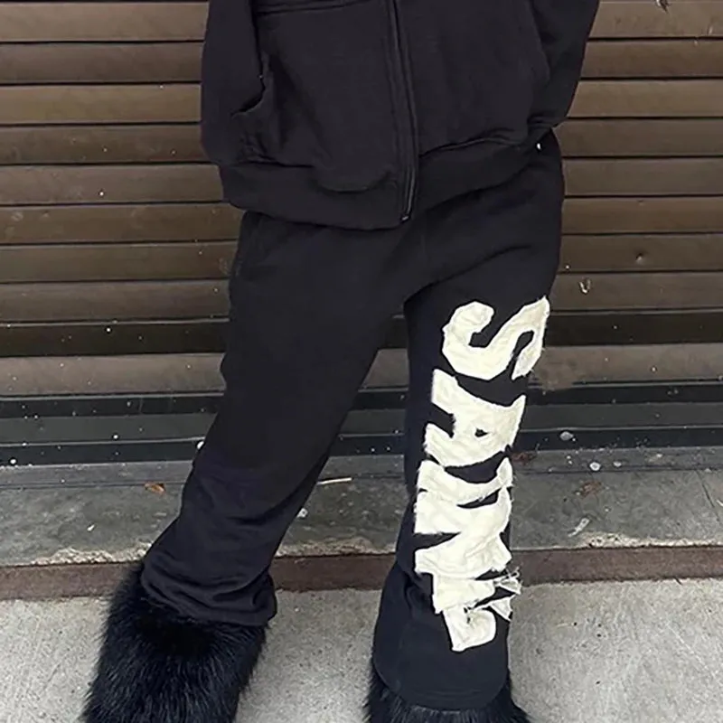 Fashionable Graphic Aesthetic Loose Cozy Hip Hop Hoodie