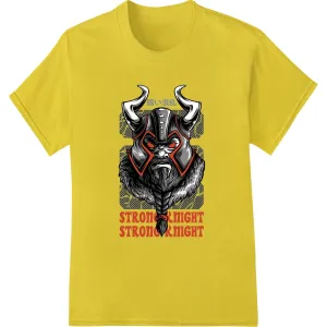 Fierce Viking Warrior - Bold DTF Print Heat Transfer