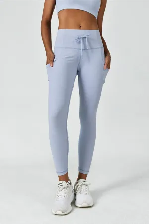 FlexEase™ High-Waist Legging-Greyish Blue