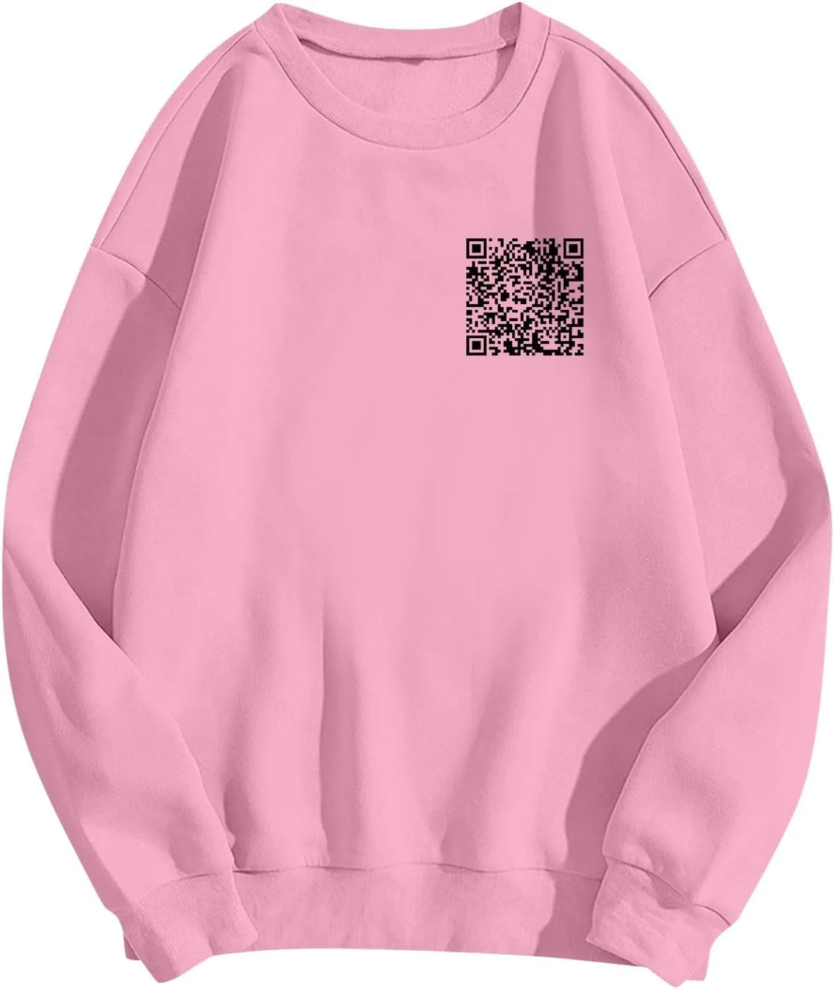 Funny Fu Qr Code Hoodies For Men And Women Stylish Fuck You Qr Code Sweatshirt Unisex Hoodies Hidden Message Shirts