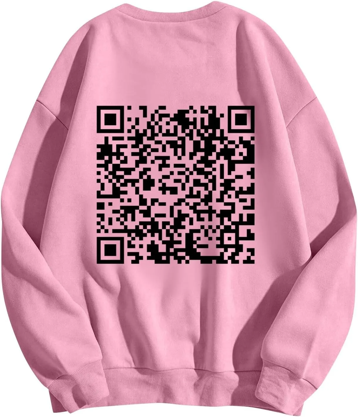 Funny Fu Qr Code Hoodies For Men And Women Stylish Fuck You Qr Code Sweatshirt Unisex Hoodies Hidden Message Shirts