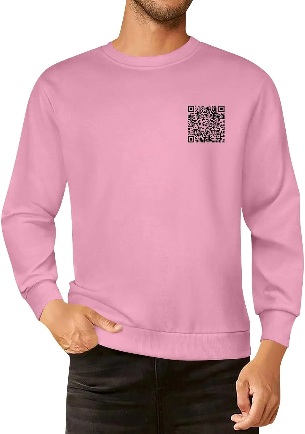 Funny Fu Qr Code Hoodies For Men And Women Stylish Fuck You Qr Code Sweatshirt Unisex Hoodies Hidden Message Shirts