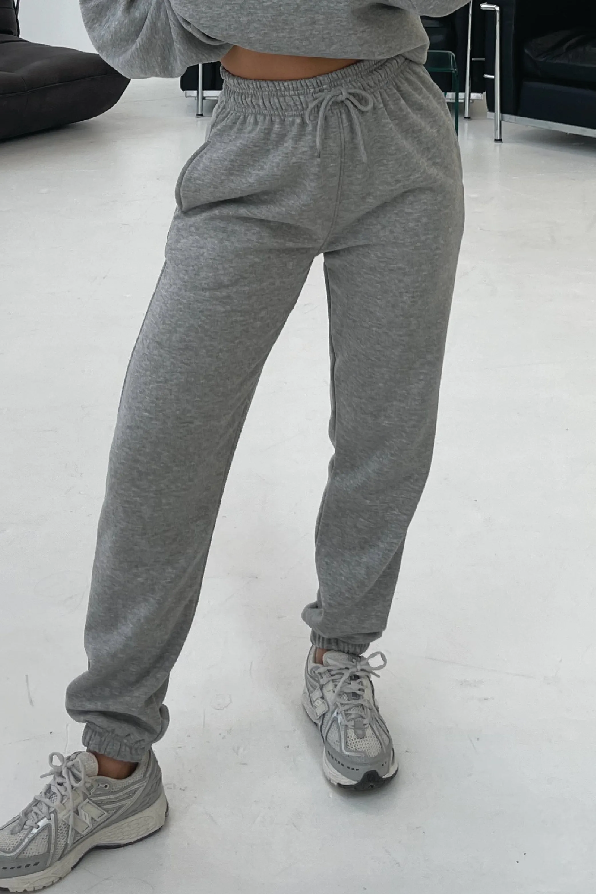 Glamify basics relaxed melange grey  jogger