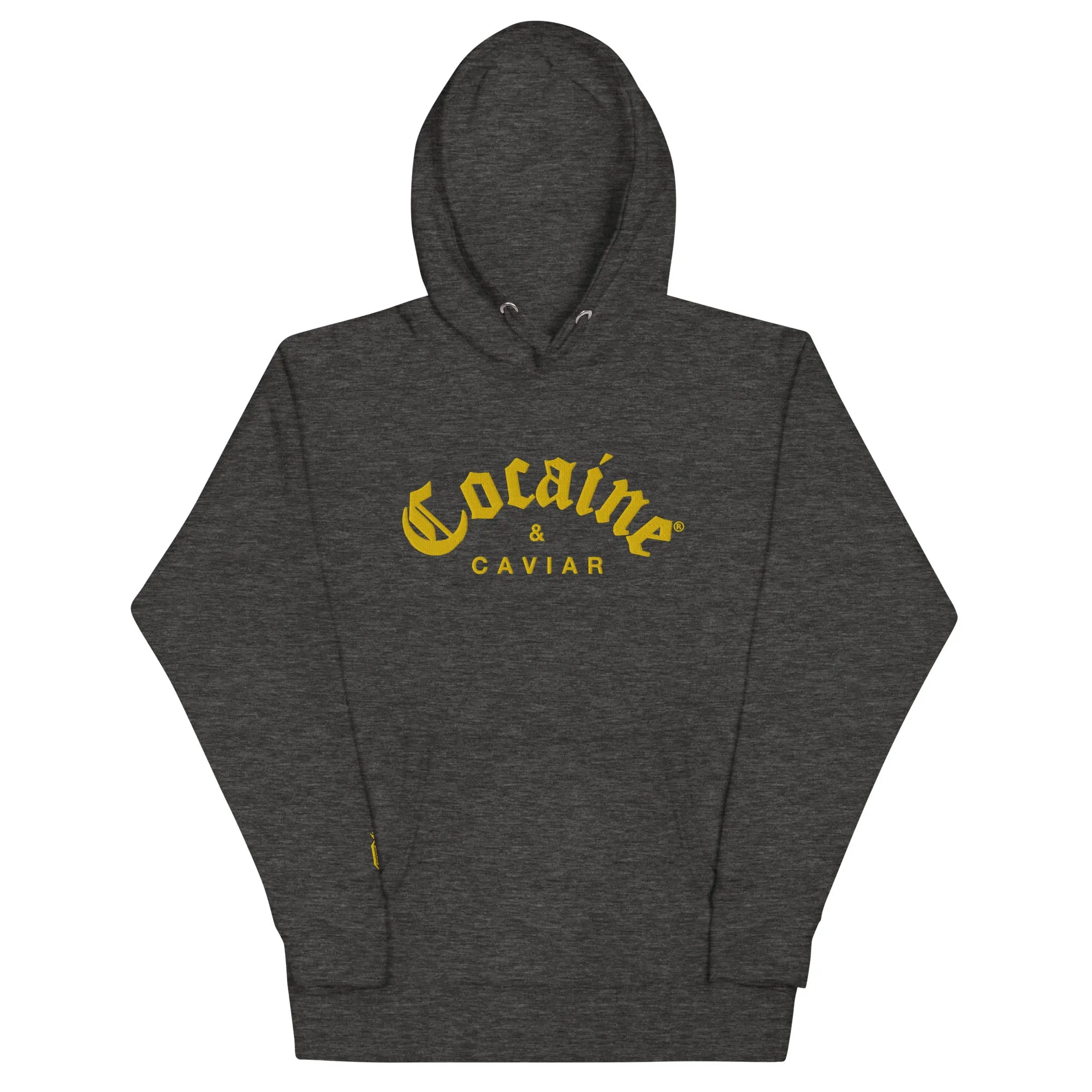 GOLD  EMBROIDERY COCAINE & CAVIAR HOODIE
