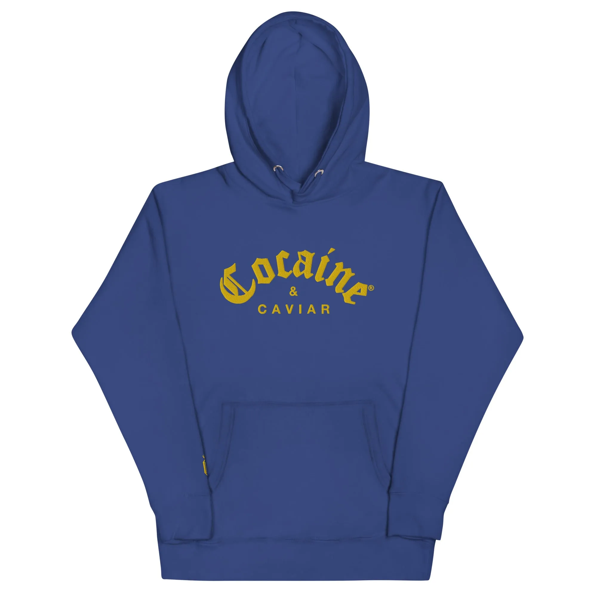 GOLD  EMBROIDERY COCAINE & CAVIAR HOODIE