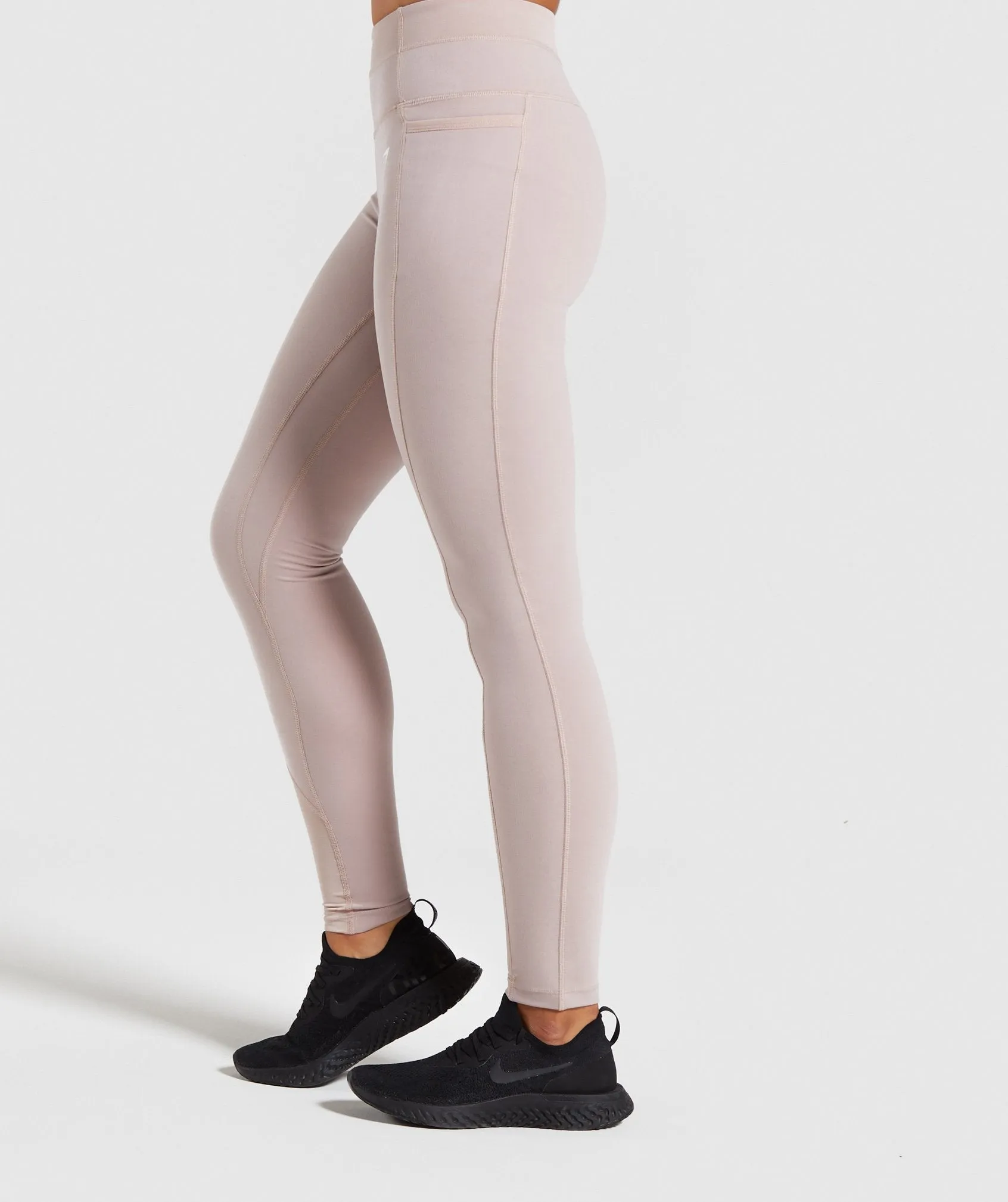 Gymshark Dreamy Mesh Leggings - Taupe