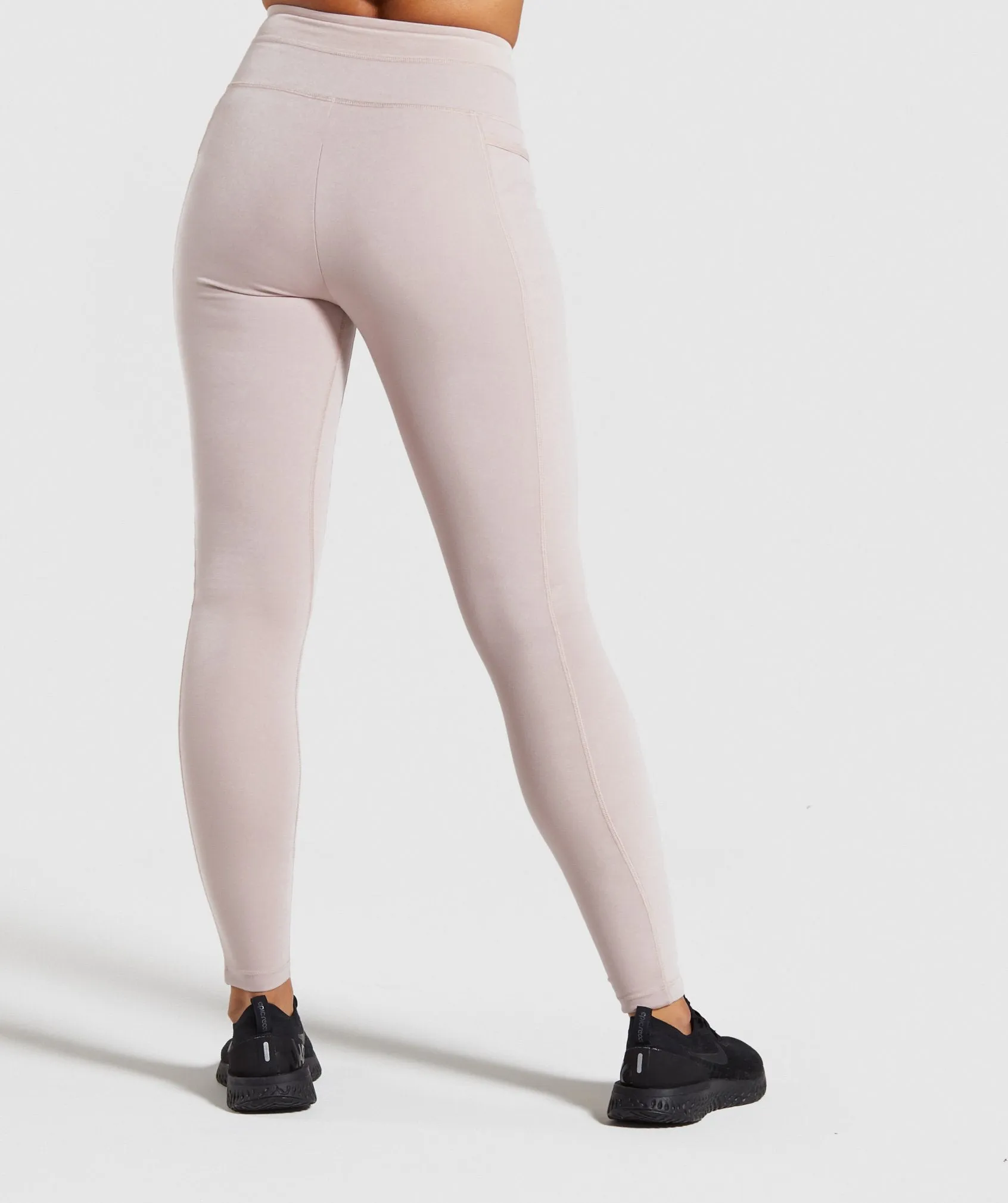 Gymshark Dreamy Mesh Leggings - Taupe
