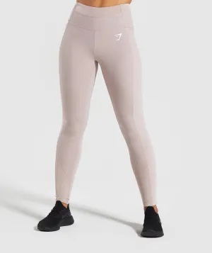 Gymshark Dreamy Mesh Leggings - Taupe
