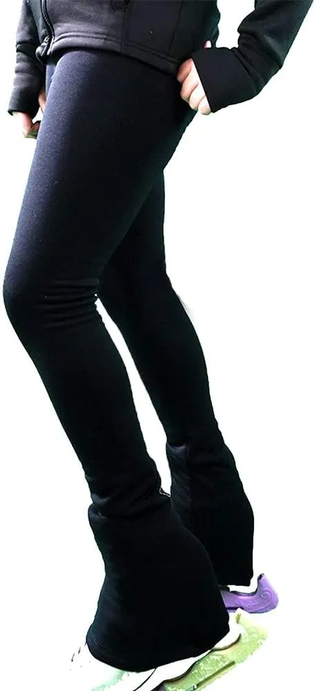 Ice Skating Pants for Girls Polartec Warm Fleece Figure Skating Leggings for Women UGSP1