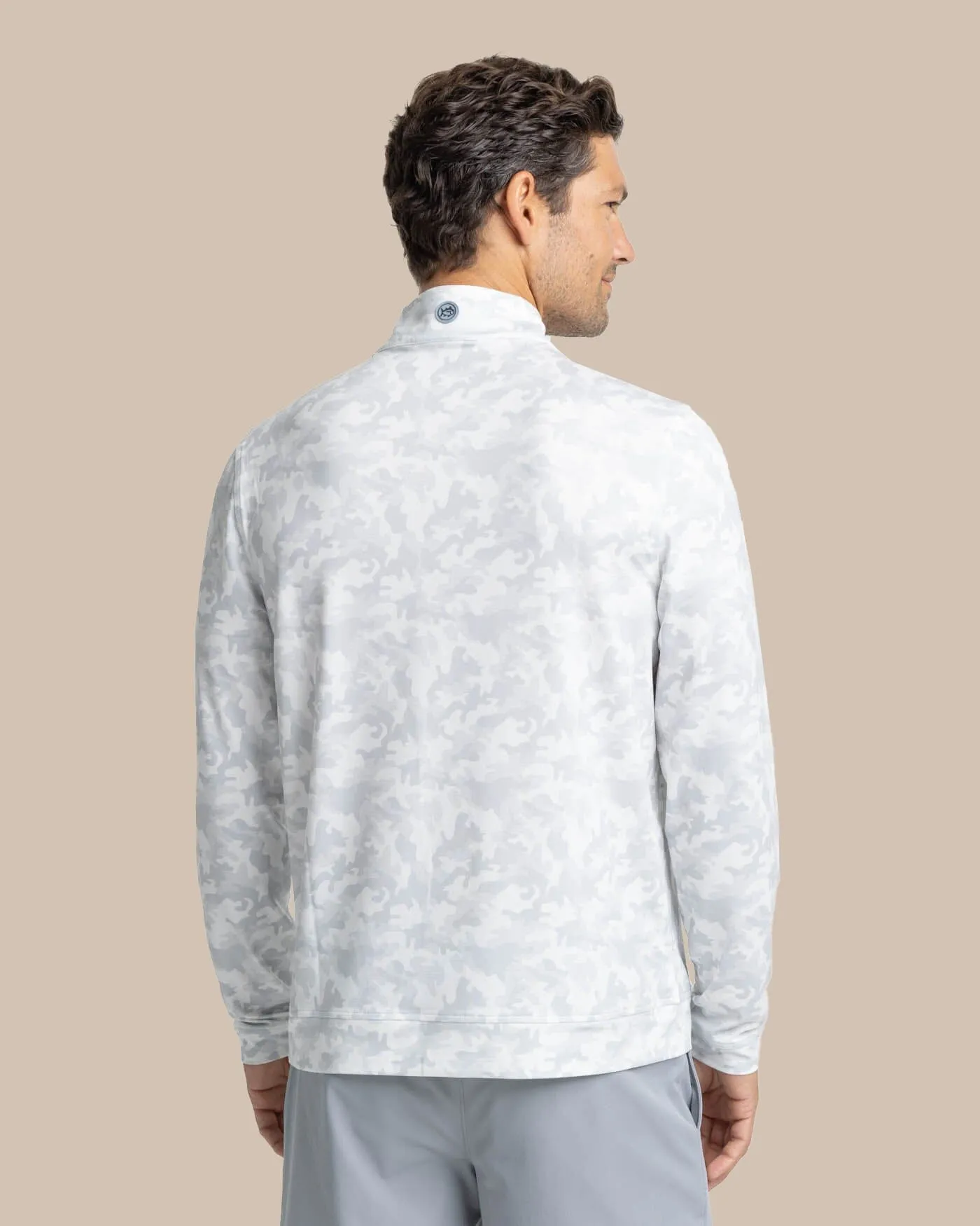 Island Camo Print Cruiser Quarter Zip