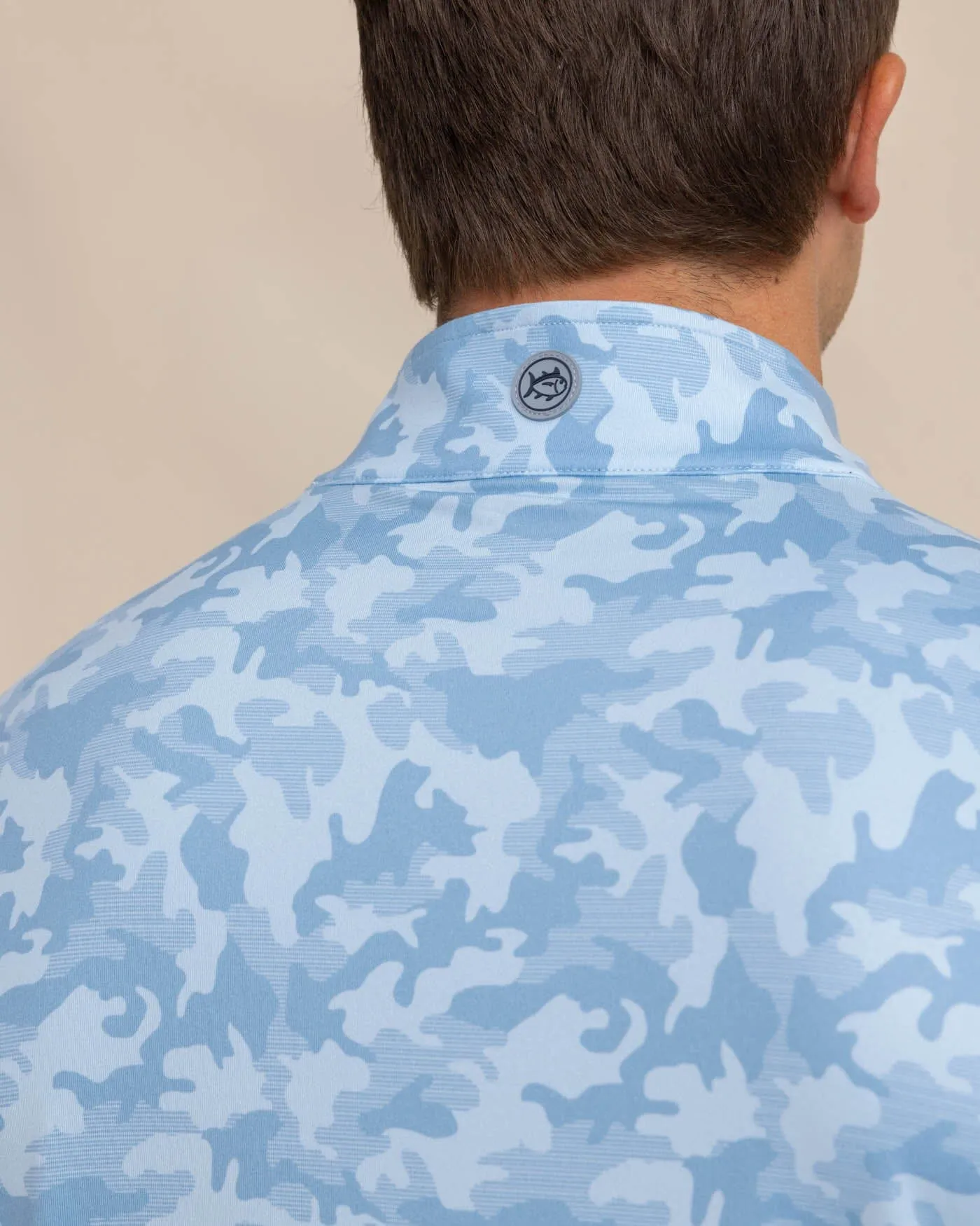 Island Camo Print Cruiser Quarter Zip
