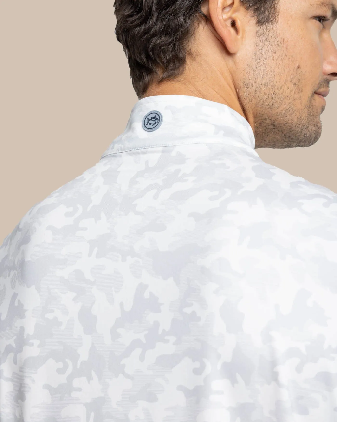 Island Camo Print Cruiser Quarter Zip