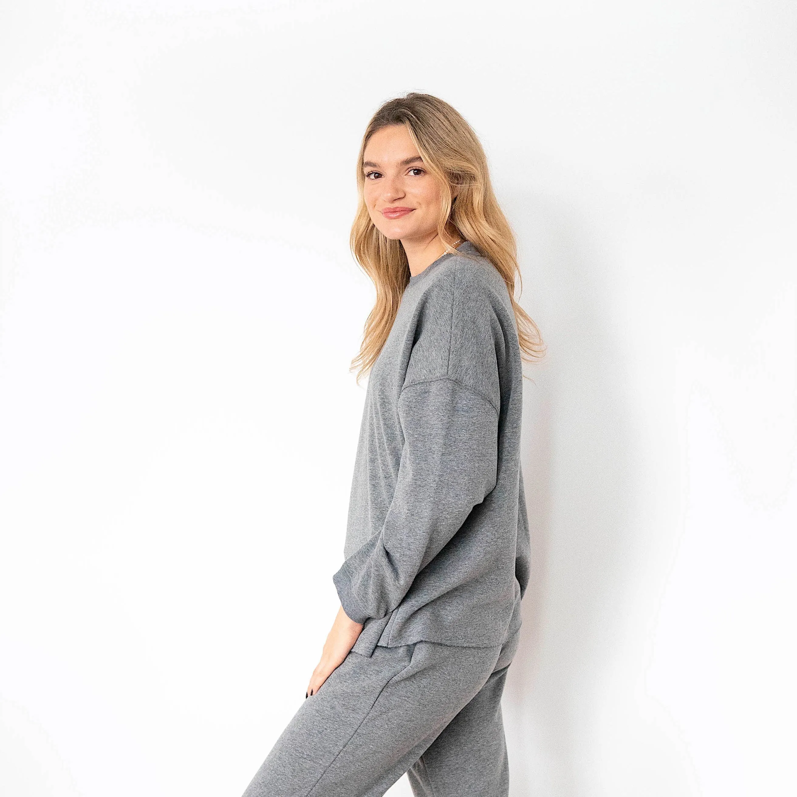 Ladies' Charcoal Comfortwear Collection Sweatshirt