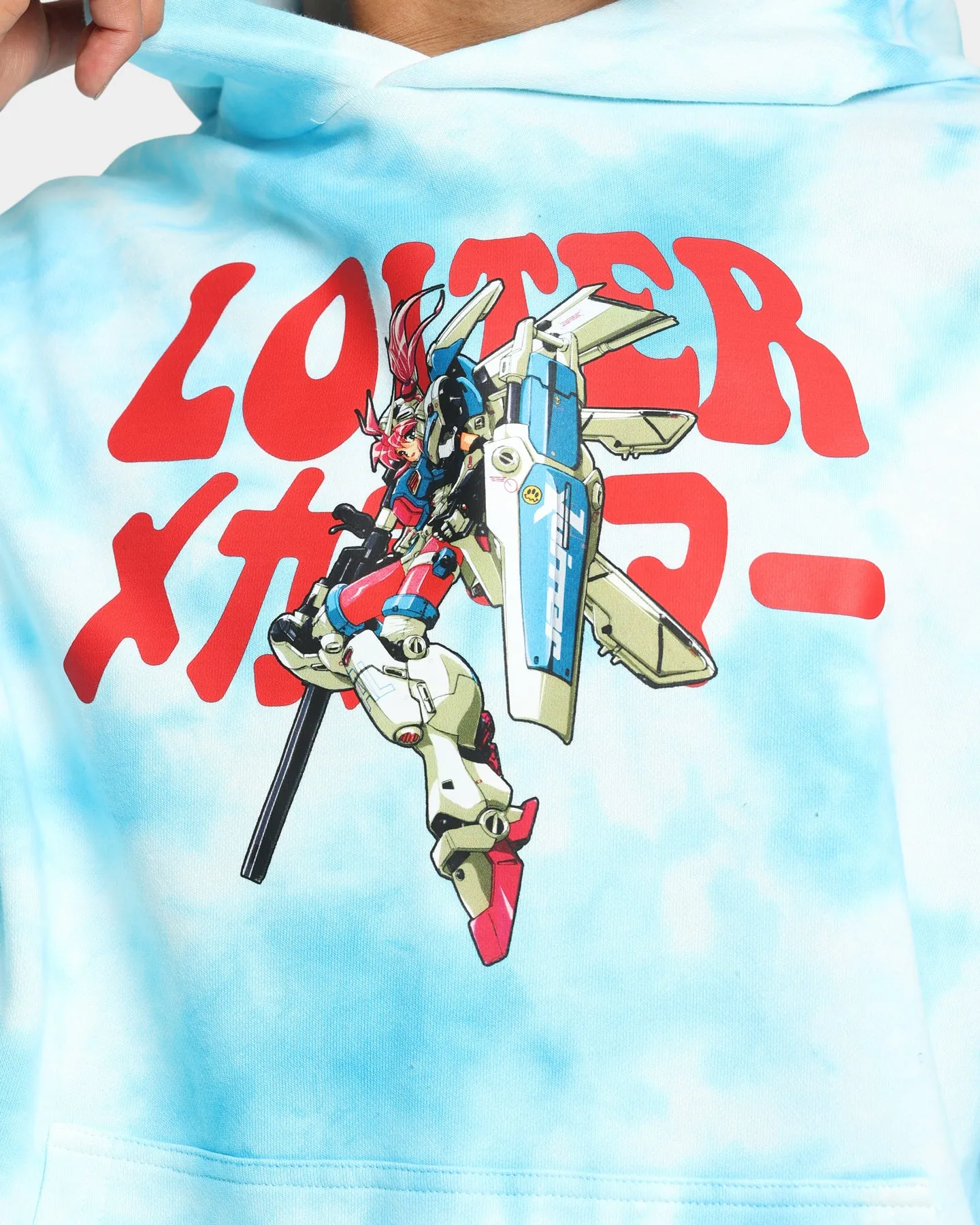 Loiter Eternal Tie Dye Hoodie Blue