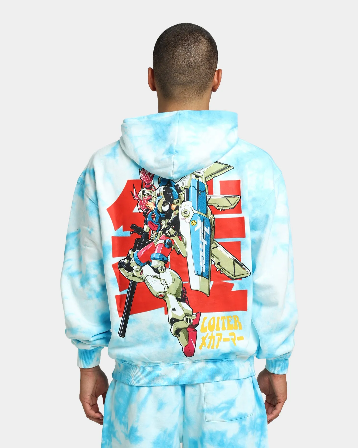 Loiter Eternal Tie Dye Hoodie Blue