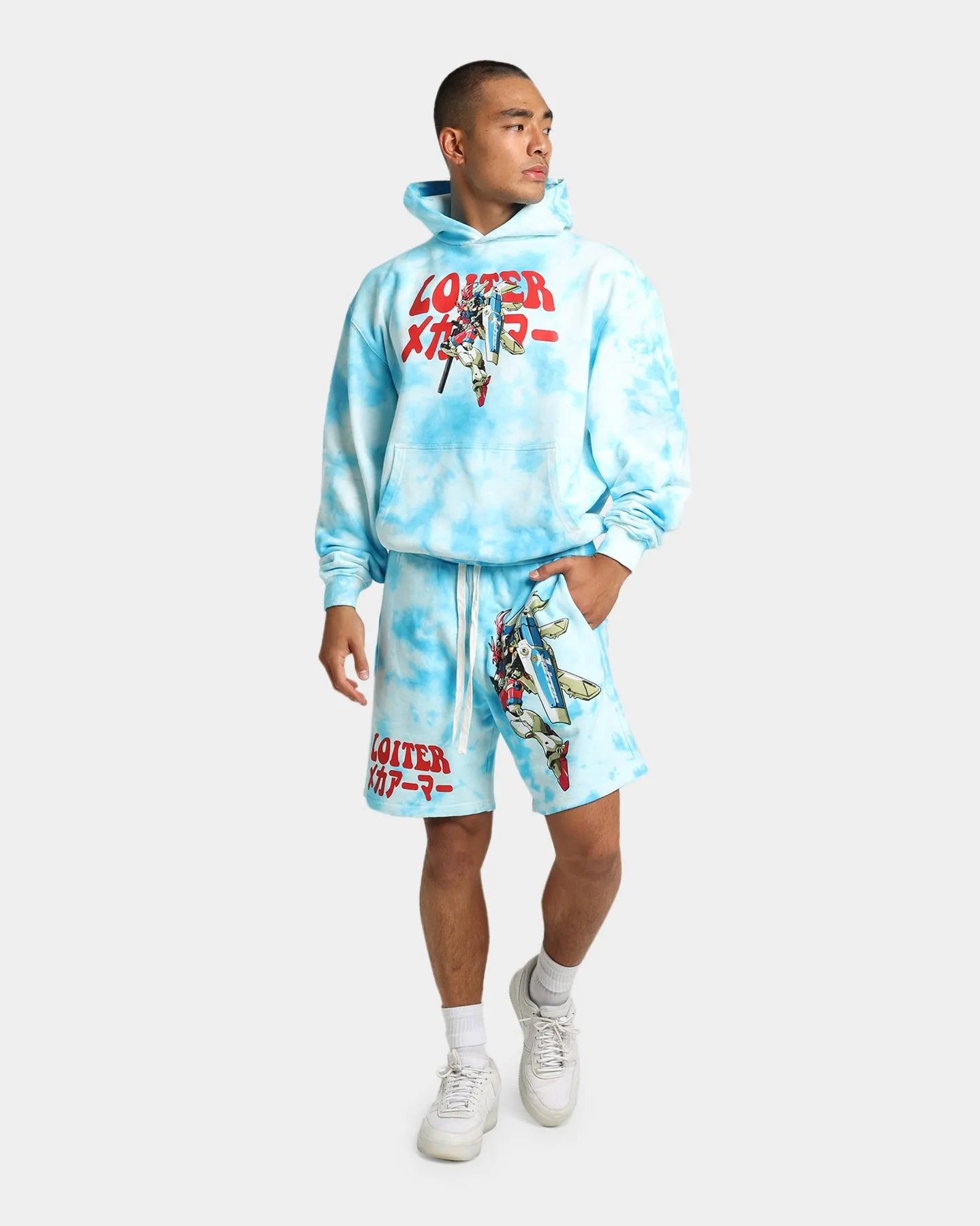 Loiter Eternal Tie Dye Hoodie Blue