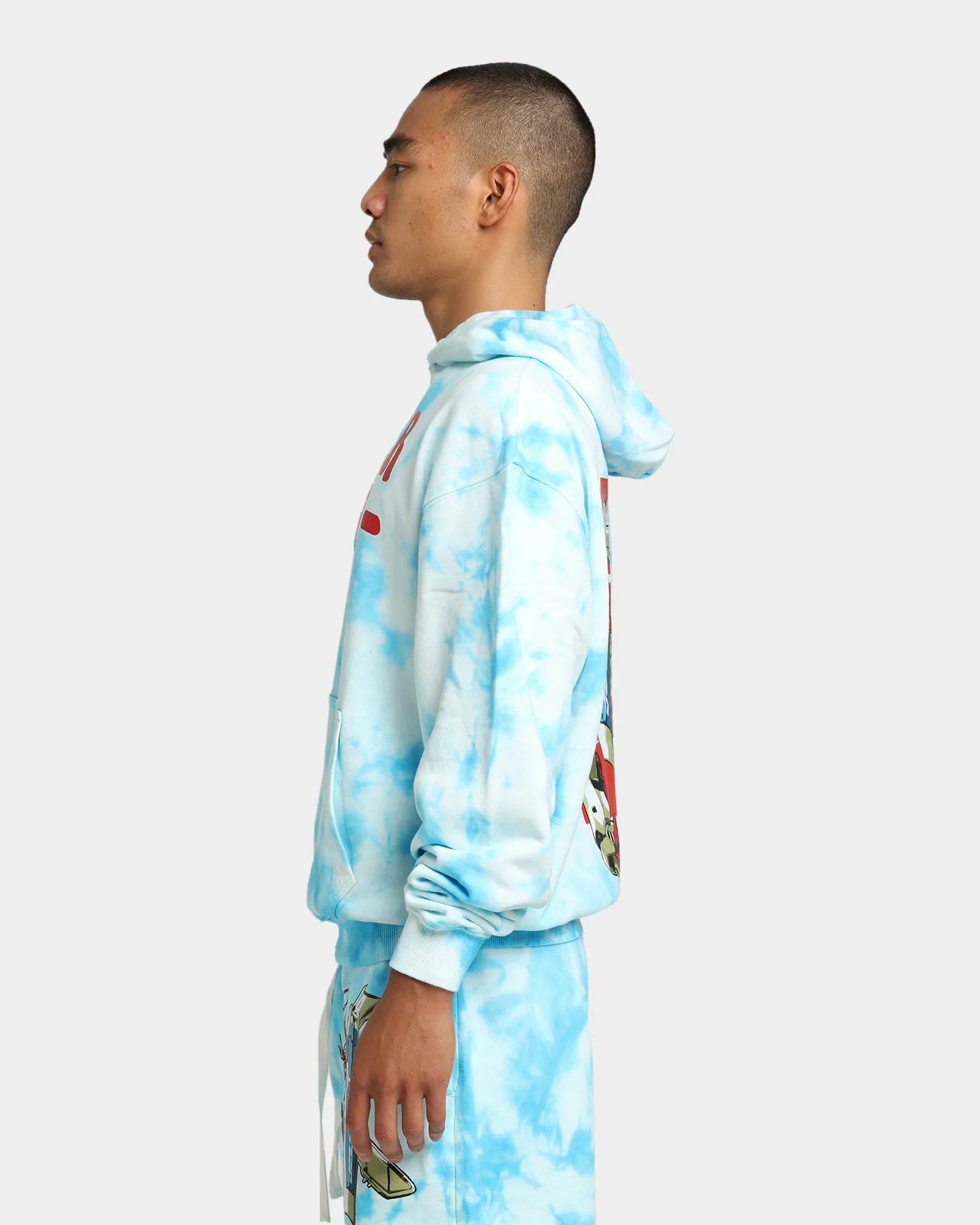 Loiter Eternal Tie Dye Hoodie Blue