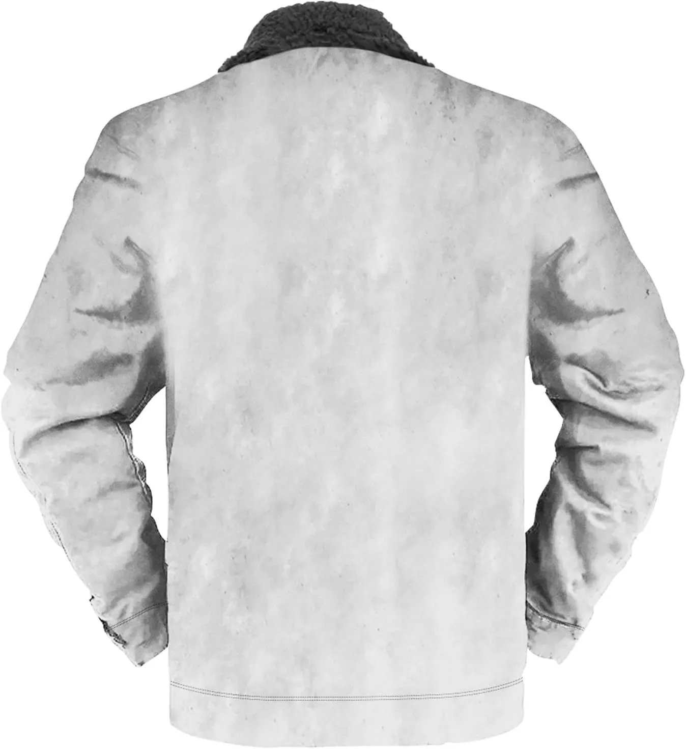 Men's Aztec Western Jackets Cowboy Winter Warm Sherpa Full Zip Fleece Coats Retro Ethnic Vintage Long Sleeve Jacket 2024