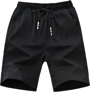 Men's Running Athletic Shorts Lightweight Quick Dry Sports Short Workout Gym Shorts with Pockets