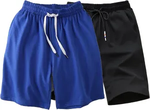 Men's Running Athletic Shorts Lightweight Quick Dry Sports Short Workout Gym Shorts with Pockets