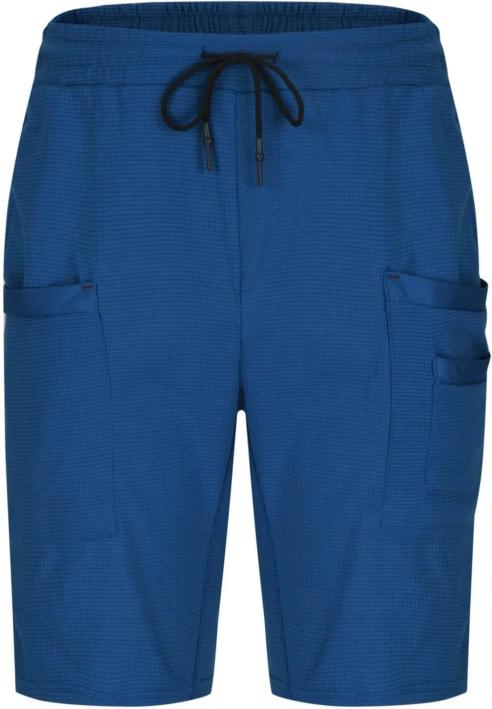 Men's Waffle Shorts Quick Dry with Pockets Bermuda Athletic Running Gym Workout Elastic Active Casual Trunks