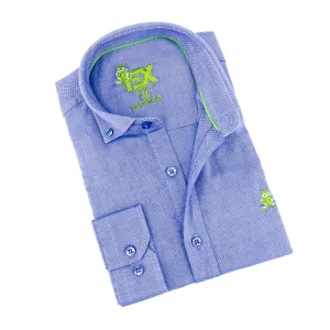 Oxford FROG Button Down Shirt - Blue