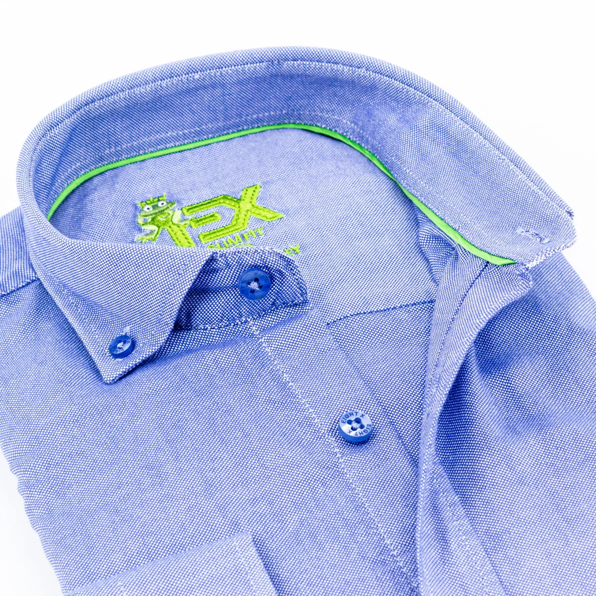Oxford FROG Button Down Shirt - Blue