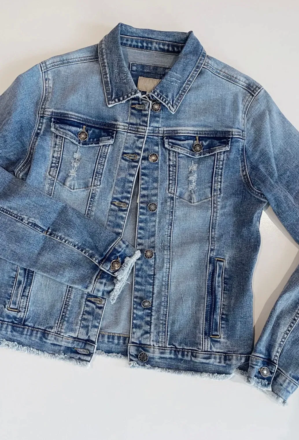 Saint Rose Neve Denim Jacket - Blue Denim
