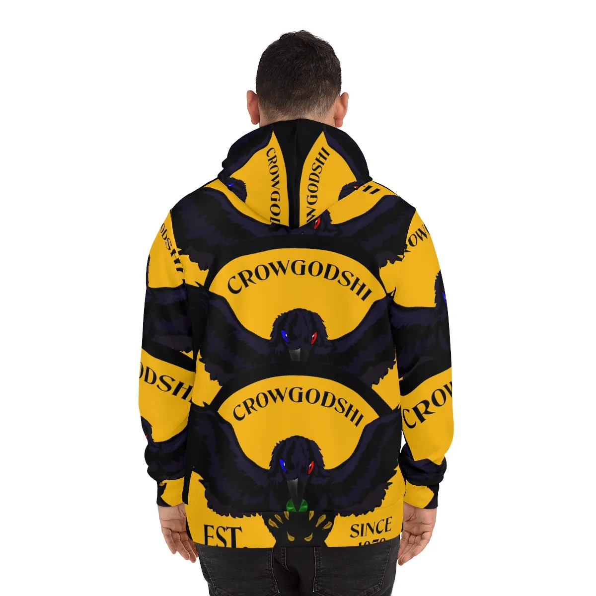 Special Edition Crowgodshi Designer Hoodie, GOLD LOGO
