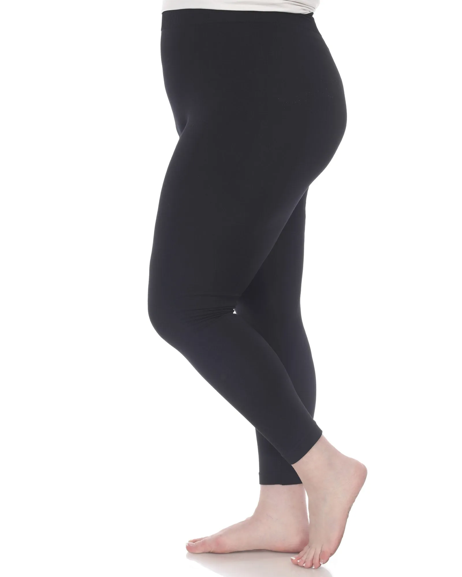 Super-Stretch Solid Leggings | Black
