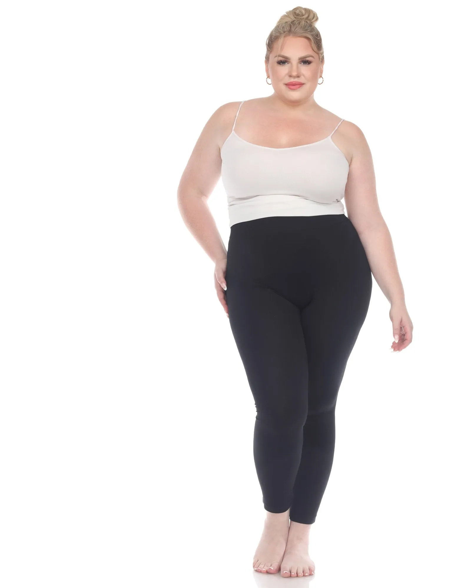 Super-Stretch Solid Leggings | Black