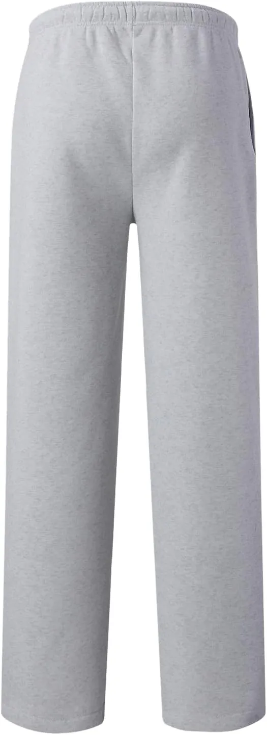Sweatpants for Women Baggy Fleece Lined Elastic High Waist Wide Leg Joggers Sports Pants Drawstring Lounge Trousers