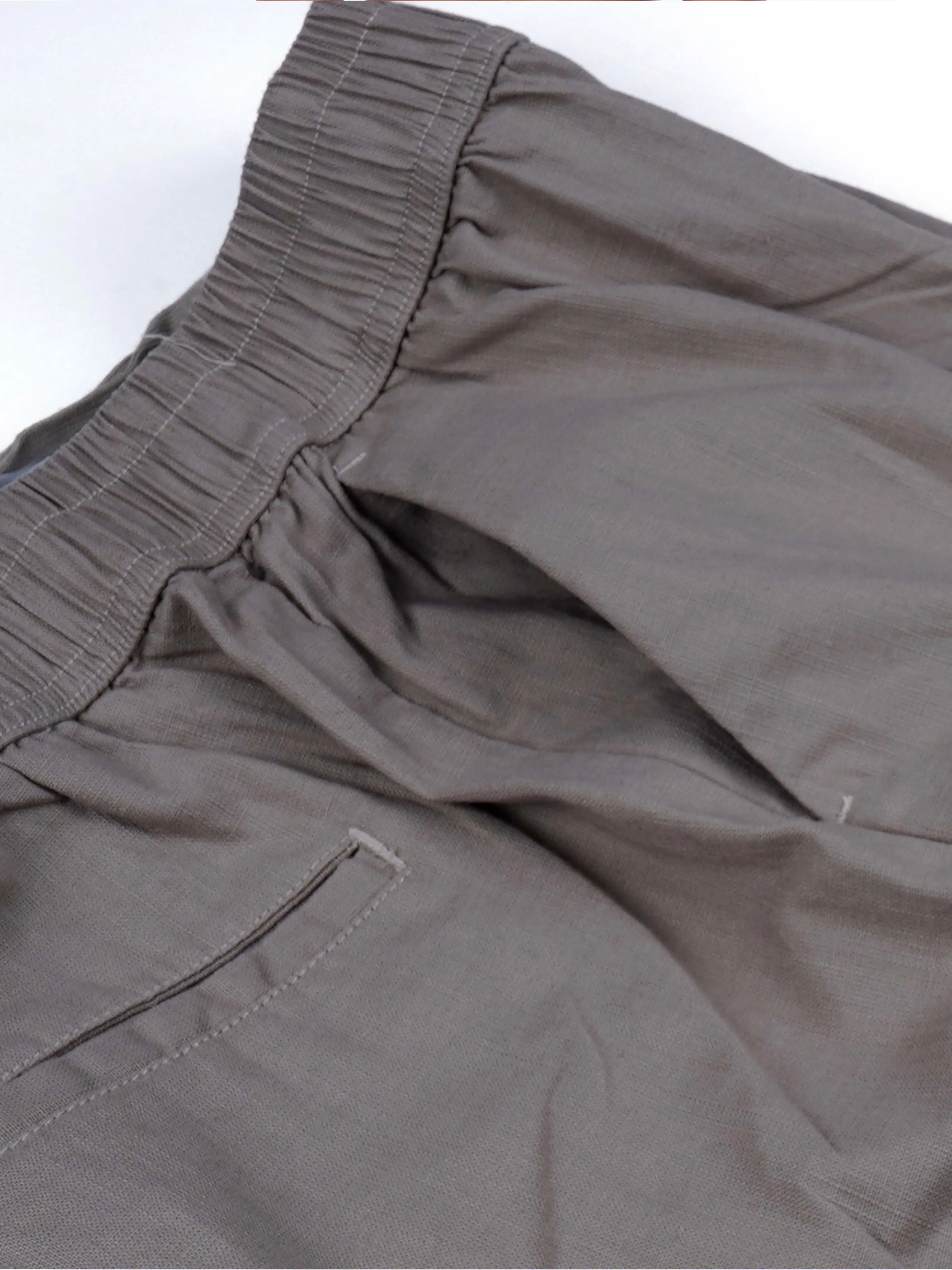 Textured Relaxed Flexiwaist Beige Cargo