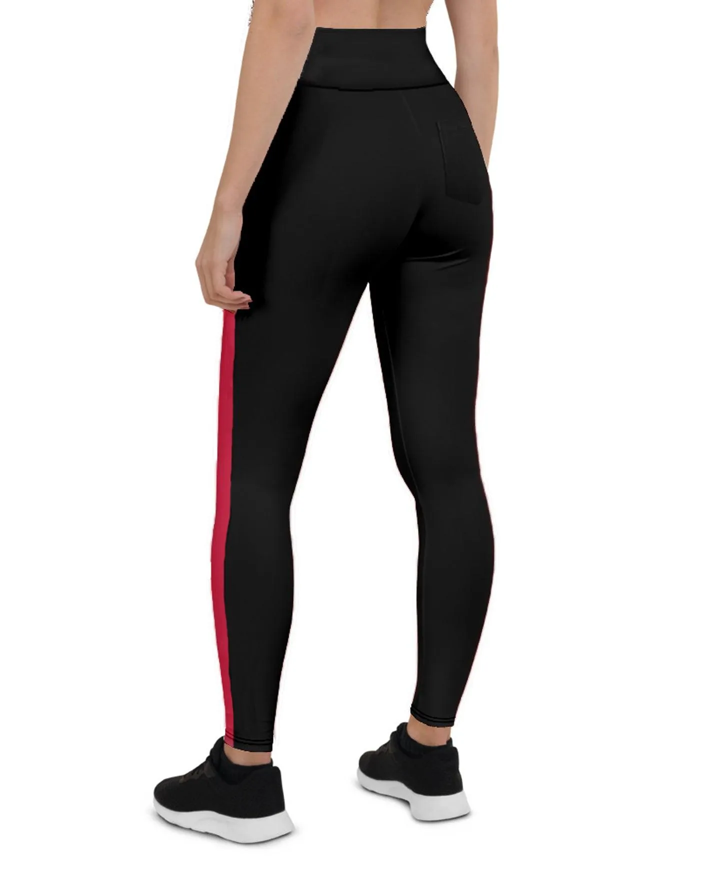 UFO Black leggings with pink panel - Sale