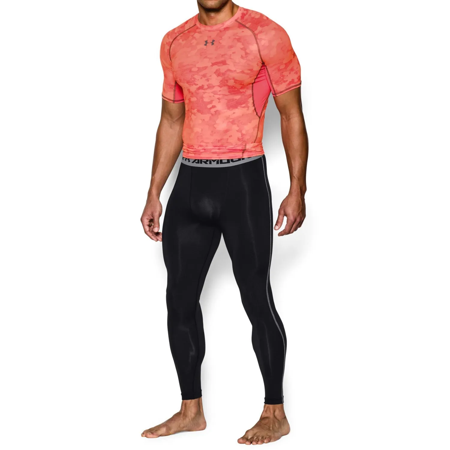 UNDER ARMOUR Men HeatGear Armour Compression Leggings Tights Size S-M