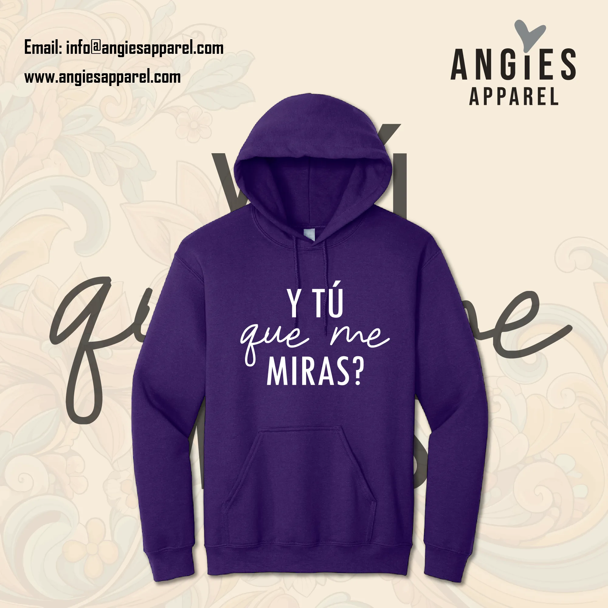 Y tu que Miras Hoodie